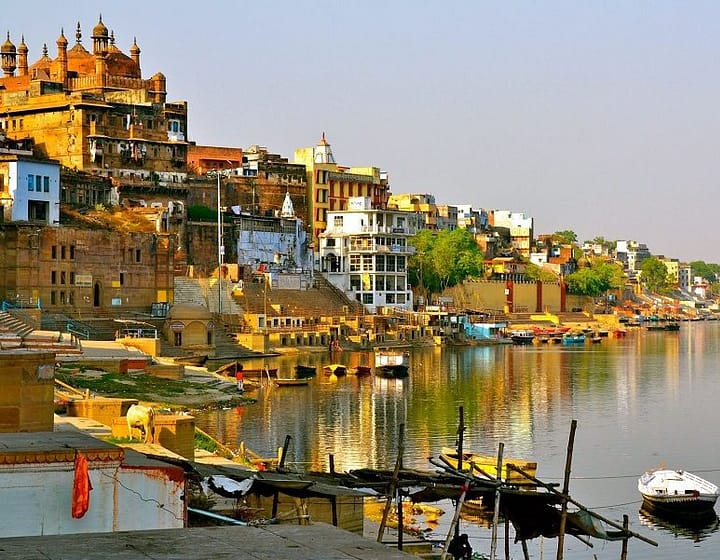 One of the many ghats at Varanasi